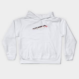 Coral Monorail Line II Kids Hoodie